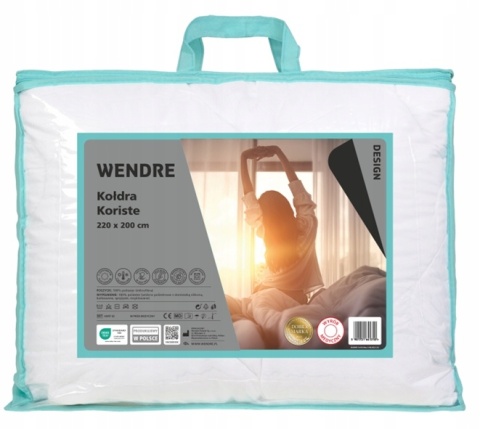 Kołdra Koriste 220x200 biała