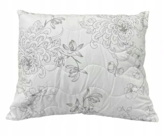 Poduszka BLOMMENSLYST Wendre 50x60 cm biała w kwiaty 450 g