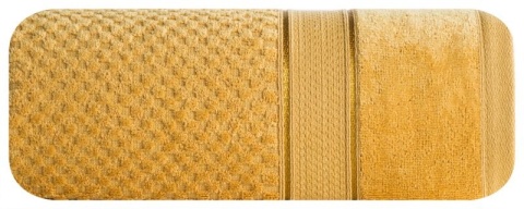 Ręcznik kąpielowy JESSI 70x140 cm musztardowy 500 g/m² Eurofirany