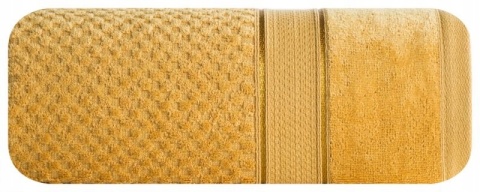Ręcznik kąpielowy JESSI 70x140 cm musztardowy 500 g/m² Eurofirany