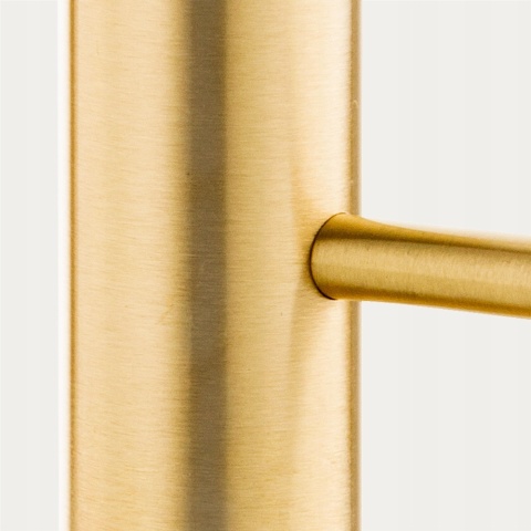 Świecznik na długą świecę 10cm FRITZ HANSEN złoty