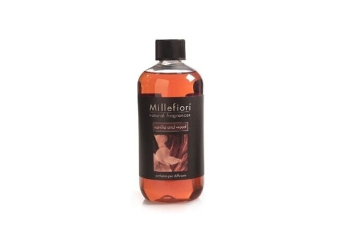 MILLEFIORI MILANO VANILLA & WOOD uzupełniacz do pałeczek dyfuzor 500 ml