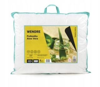 Poduszka Aloe Vera Wendre 40x40 cm biała