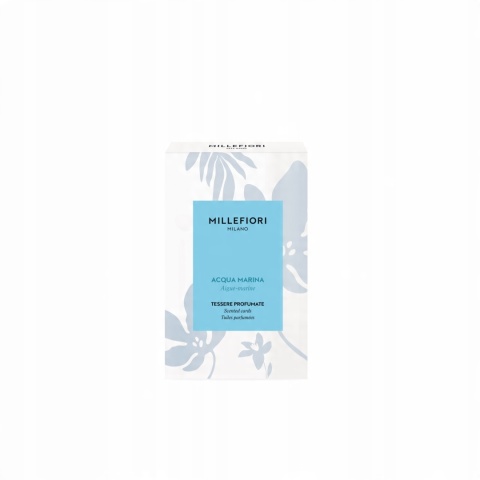 ZAWIESZKA ZAPACHOWA MILLEFIORI MILANO LAUNDRY ACQUA MARINA 3 szt.