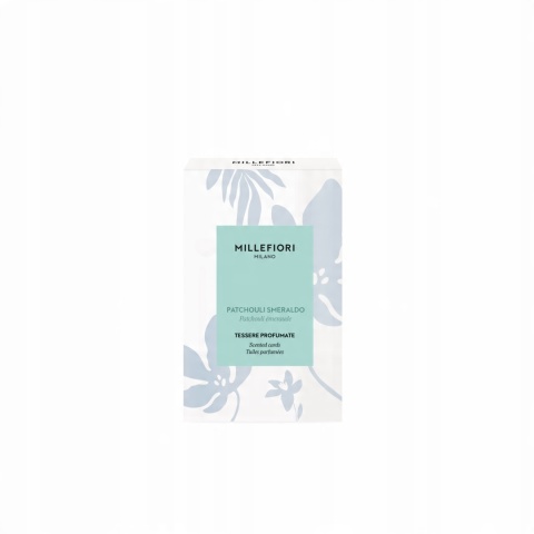 ZAWIESZKA ZAPACHOWA MILLEFIORI MILANO LAUNDRY PATCHOULI SMERALDO 3 szt.