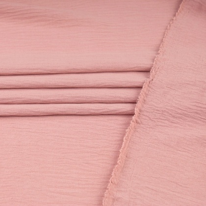 Tkanina American Crepe brudny róż na metry - szer. 150 cm - 140 g/m²