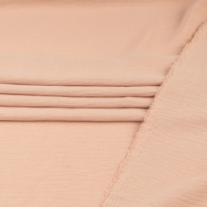 Tkanina American Crepe ciemny beż na metry - szer. 150 cm - 140 g/m²