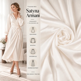 Satyna armani ecru