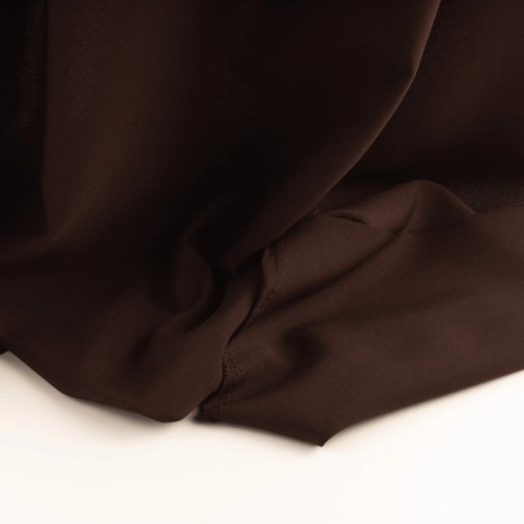 Tkanina Panama brązowa na metry - szerokość 150 cm, 260 g/m²