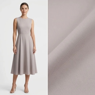 Tkanina Panama szara na metry - szerokość 150 cm, 260 g/m²