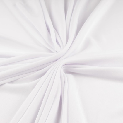 Tkanina Twill biała na metry - szer. 150 cm - 180 g/m²