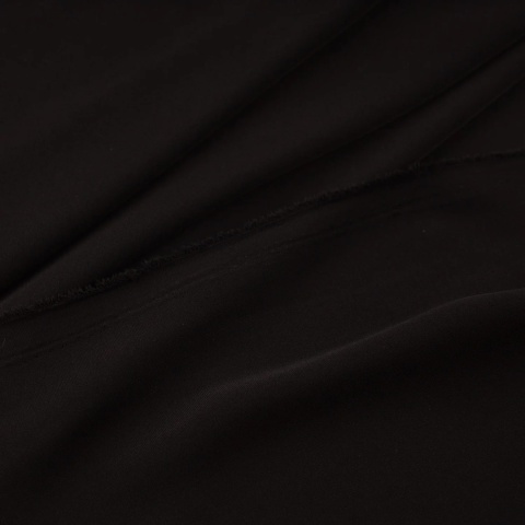Żorżeta elastyczna czarna premium na metry - szer. 150 cm - 240 g/m²