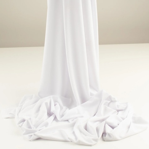 Dzianina ITY biała na metry - szer. 150 cm - 180 g/m²
