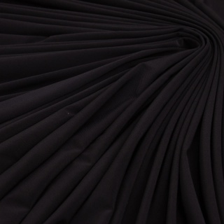 Dzianina ITY czarna na metry - szer. 150 cm - 180 g/m²