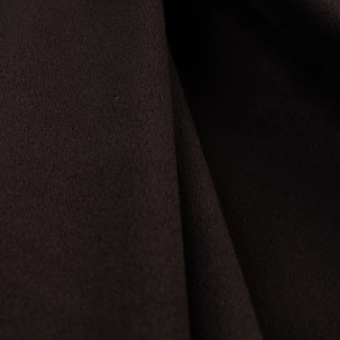 Dzianina Welur Soft czarna na metry - szer. 150 cm - 280 g/m²