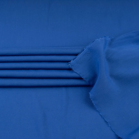Tkanina wiskozowa chabrowa na metry - szer. 150 cm - 120 g/m²