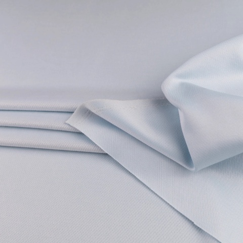 Dzianina kostiumowa gładka jasnobłękitna na metry - szer. 150 cm - 350 g/m²