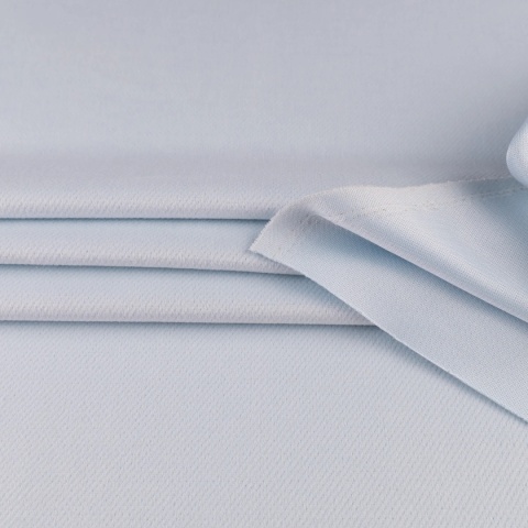 Dzianina kostiumowa gładka jasnobłękitna na metry - szer. 150 cm - 350 g/m²