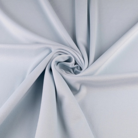 Dzianina kostiumowa gładka jasnobłękitna na metry - szer. 150 cm - 350 g/m²