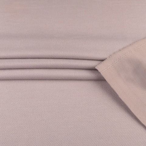 Dzianina kostiumowa gładka jasnoszara na metry- szer. 150 cm - 350 g/m²